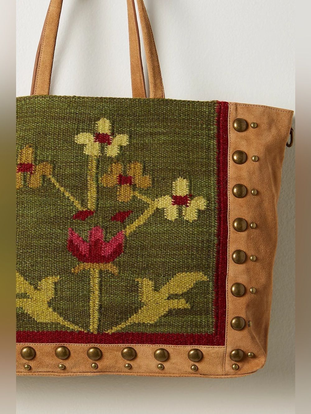 New Free People Fleur Stud Tote One Size - Picture 4 of 9